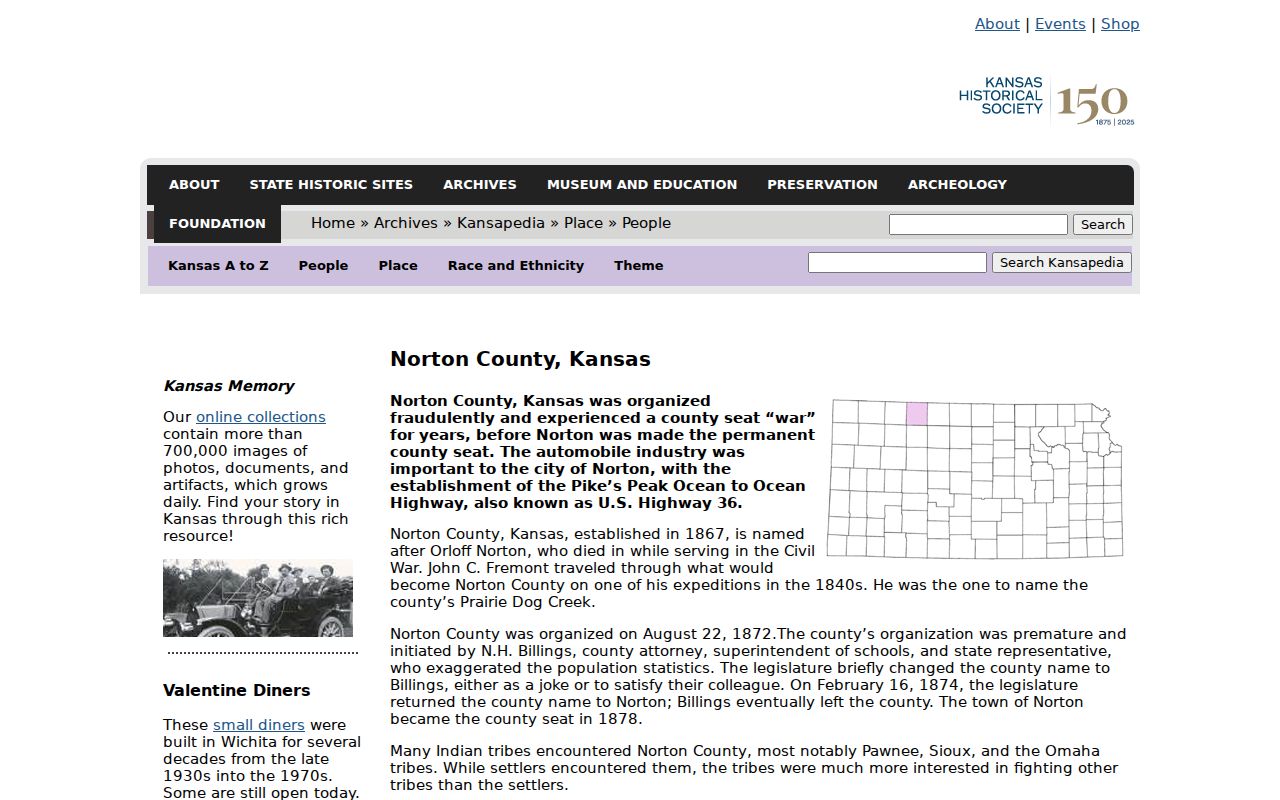 Norton County court docket courthouse history